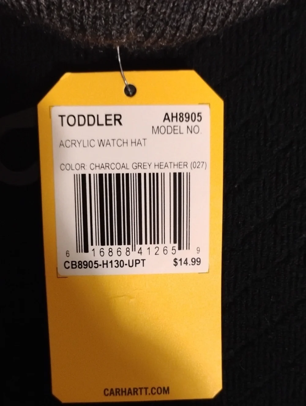 💚 Toddler Boys Carhartt Knit Beanie Hat NWT Cozy Winter Essential